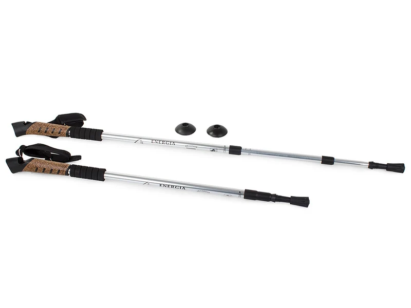 Nordic Walking Stock Einzelstück 64-135cm Alu Korkgriff Antischock Teleskop 🏞️🏞️💪