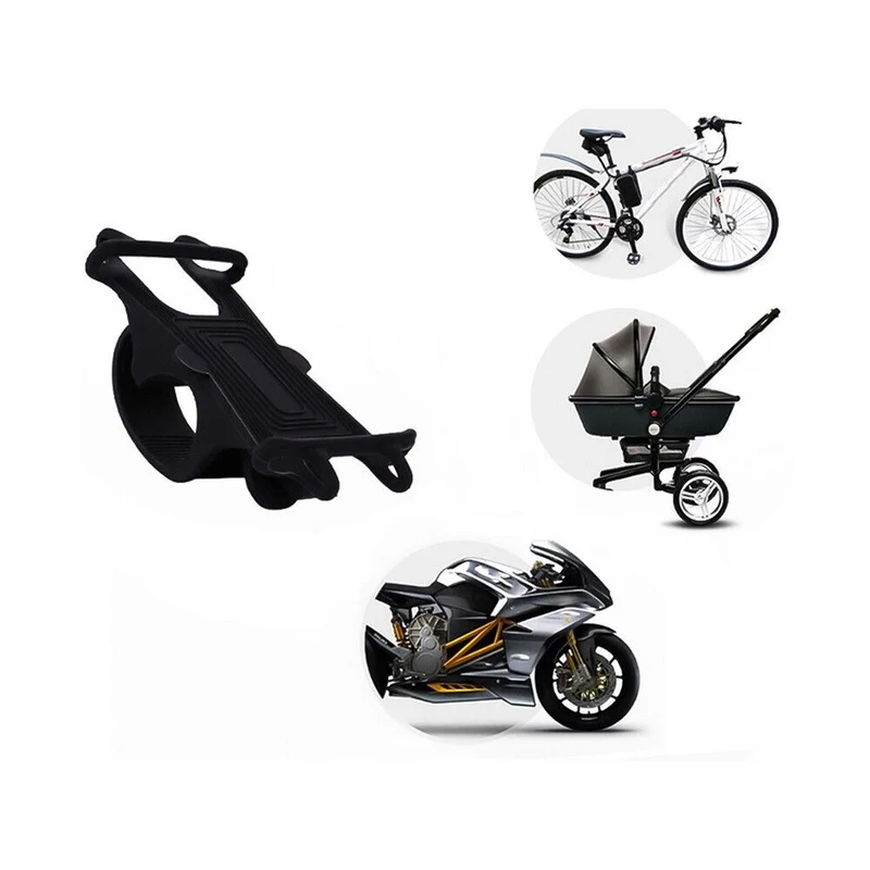 Fahrrad Handyhalterung aus Silikon – Universal Lenkerhalter für Smartphones von 4 bis 6,5 Zoll für Fahrrad und Motorrad