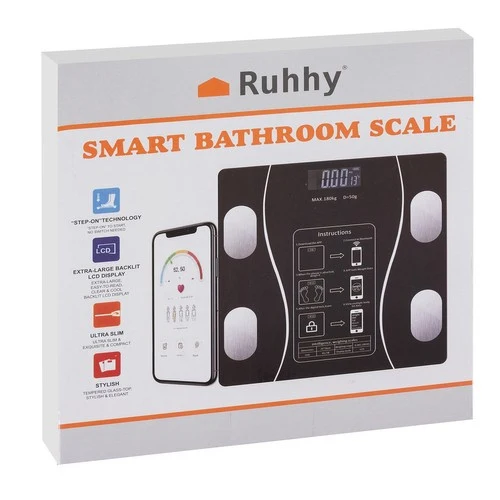 Personenwaage 180 kg Bluetooth – Digitalwaage mit BMI Analyse