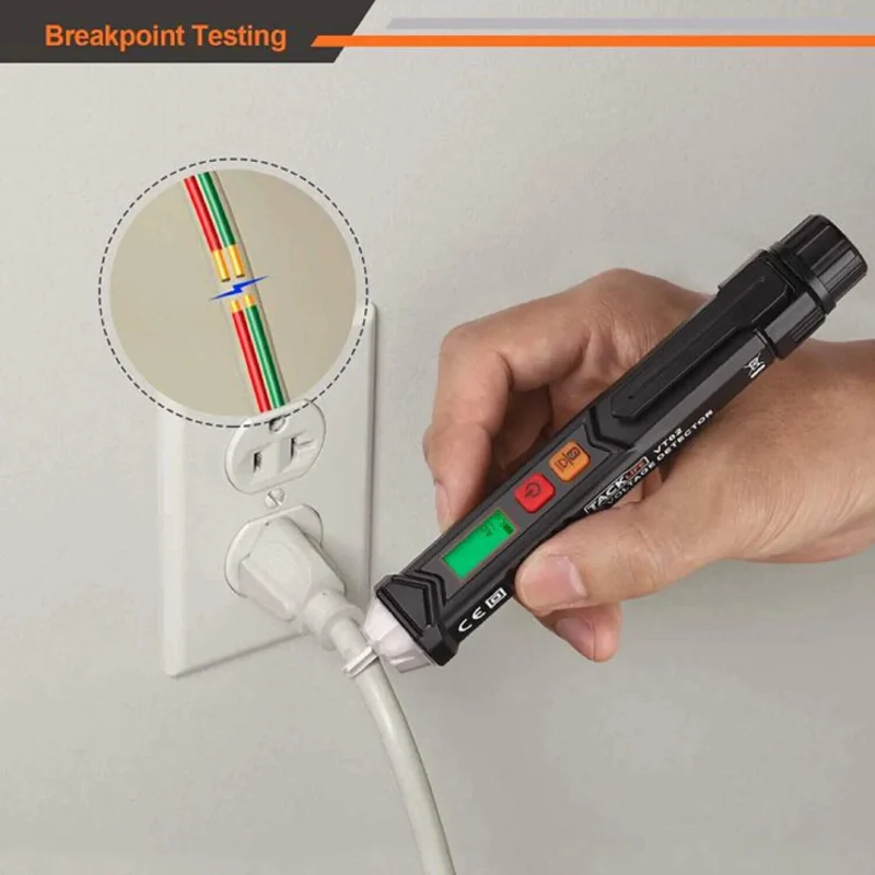 Berührungsloser Spannungsprüfer AC 12–1000V – NCV Prüf Stift mit LCD & Alarm