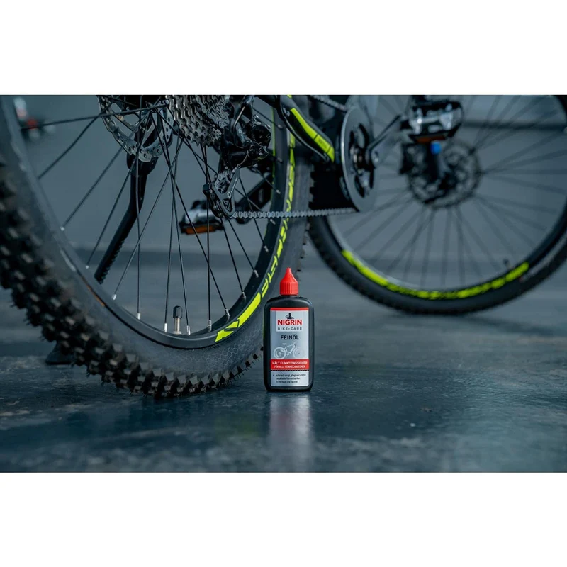 Nigrin Bike-Care Feinöl 100 ml – Harz- und säurefreies Feinmechaniköl für Fahrrad, Haushalt & Werkstatt