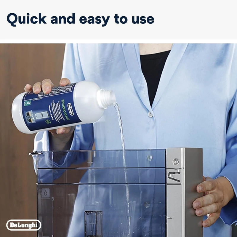 DeLonghi Entkalker DLSC500 EcoDecalk (1 x 500ml) für De'Longhi Kaffeevollautomat
