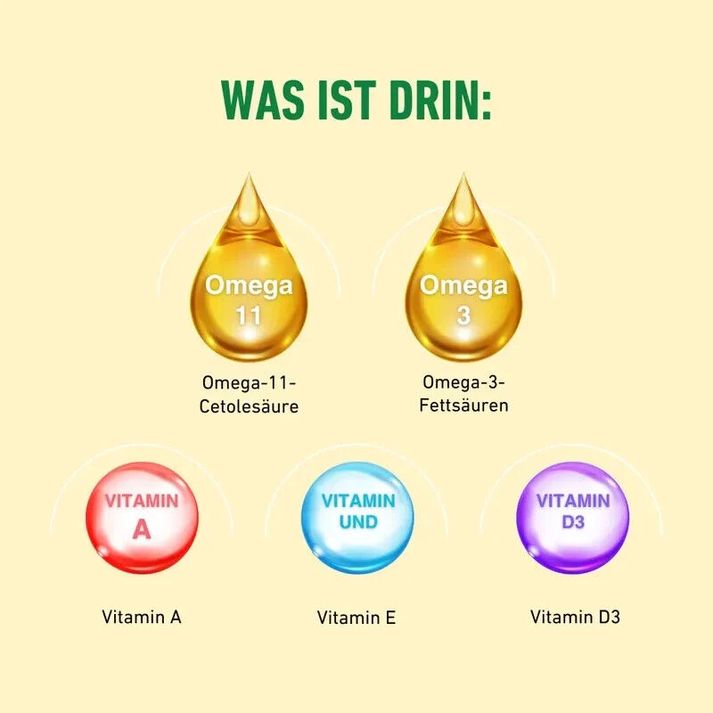 Tiens Omega-11 & Omega-3 (CETO3) – Hochwertige Omega-Fettsäuren | 60 Kapseln