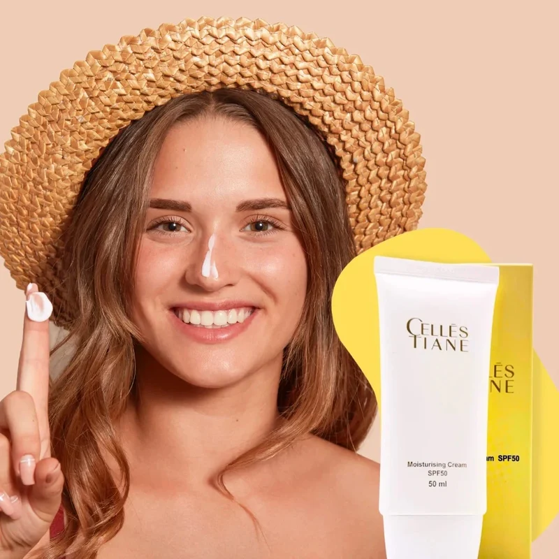Cellestian Sonnencreme SPF50 – Anti-Shine & Feuchtigkeitscreme mit Niacinamid