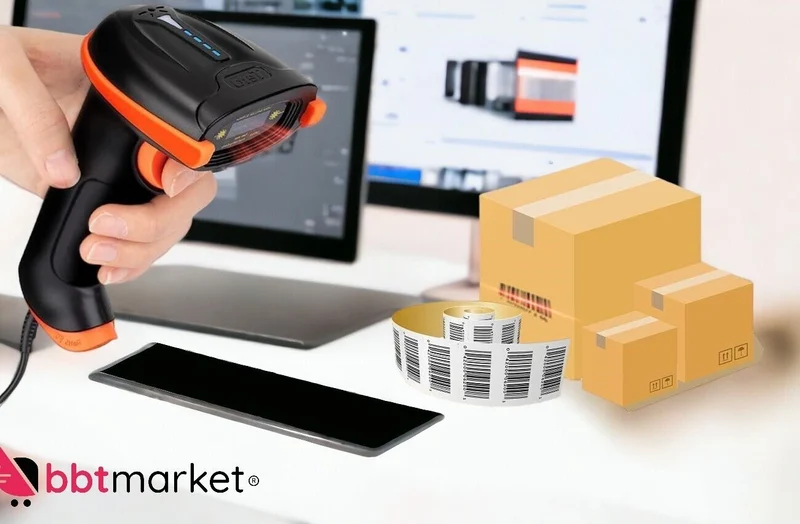 Barcode-Scanner D Laser USB Wired Kabelgebunden Handheld Barcodescanner Handheld