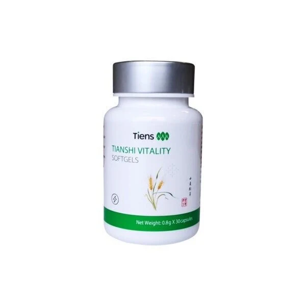 Tiens Vitality Softgels mit kaltgepresstem Weizenkeimöl Omega-3 Vitamin E - Hochwertiges Nahrungsergänzungsmittel für Immunsystem und Hautgesundheit
