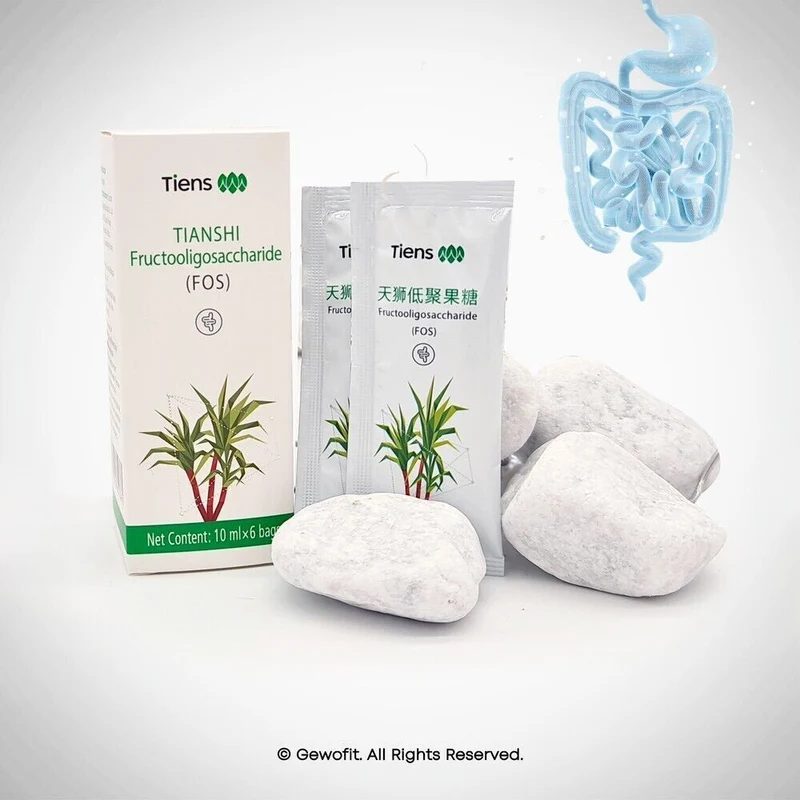 Tiens Fos Sirup mit dem Ballaststoff Fruktooligosaccharide