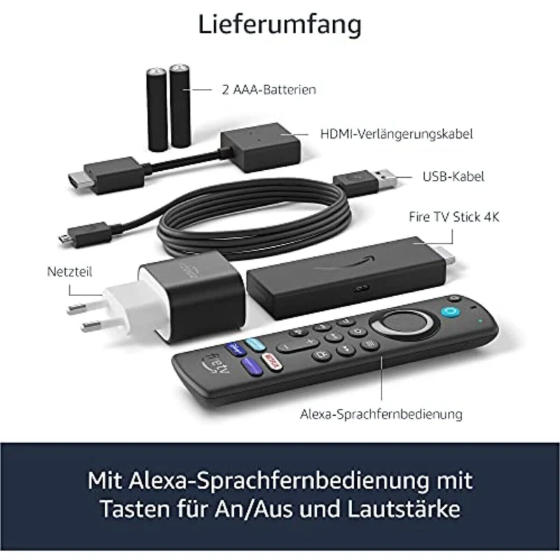 Amazon Fire TV Stick | Alexa | 4K | Wi-Fi 6 | HDR+ | Ultra HD | TOP neu