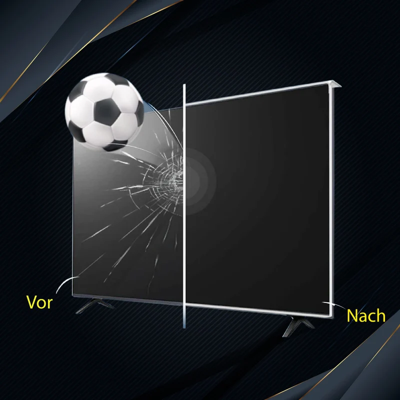 GlassZilla TV Bildschirmschutz 32–85 Zoll – Acryl Displayschutzplatte für Fernseher | Kratzfest, Bruchsicher & UV-beständig