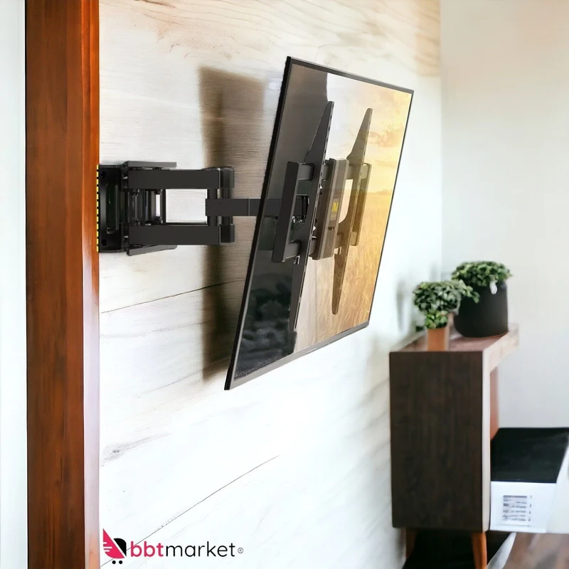Alphamount TV Wandhalterung für 37–75 Zoll | Schwenkbar & Neigbar | Max 45kg