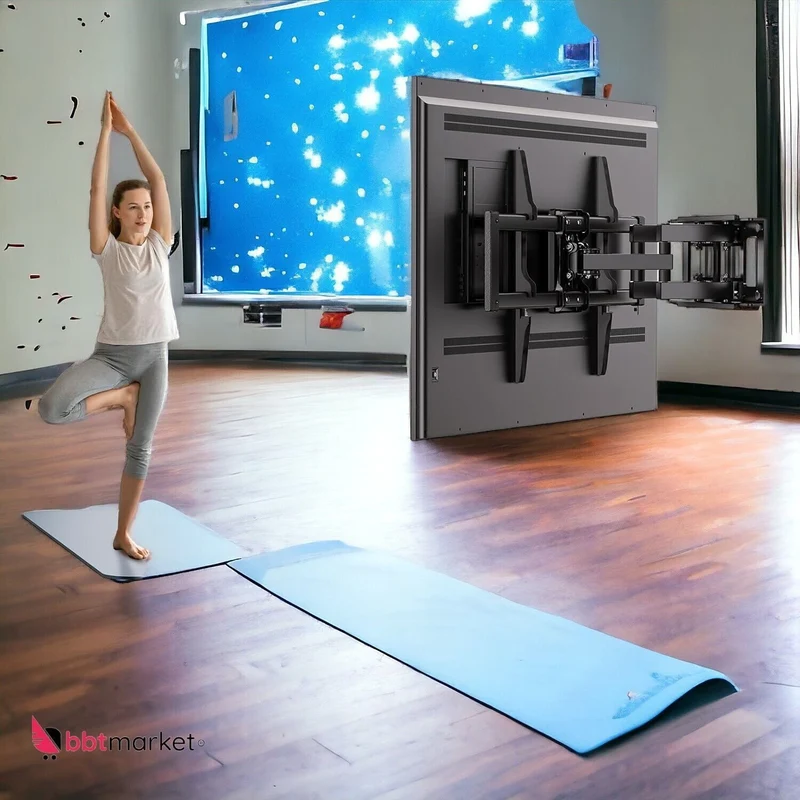 Alphamount TV Wandhalterung für 37–75 Zoll | Schwenkbar & Neigbar | Max 45kg