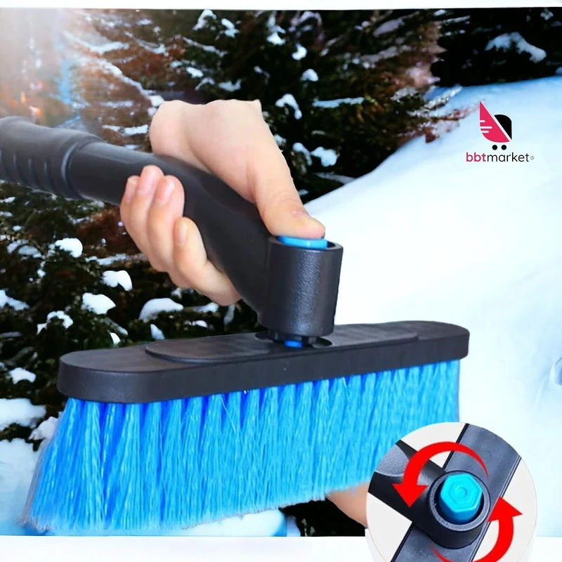 ZHSIHAI 2 in 1 Schneebesen mit Eiskratzer, Windschutzscheibe Glas buz kazıyıcı