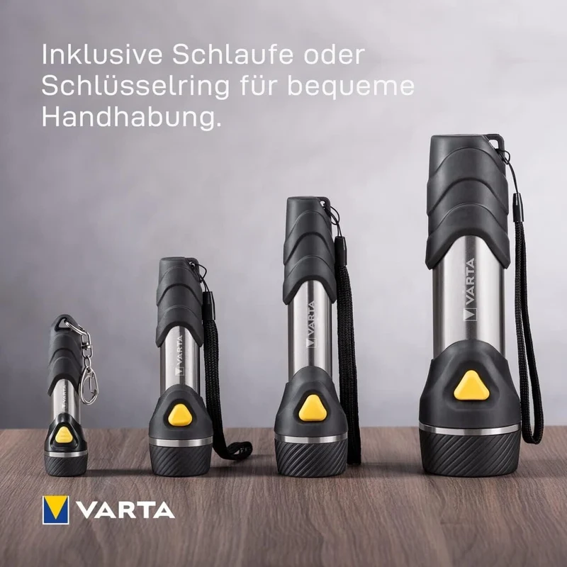 VARTA LED Taschenlampe mit 9 LEDs – 40 Lumen starke Multi-LED Leuchte