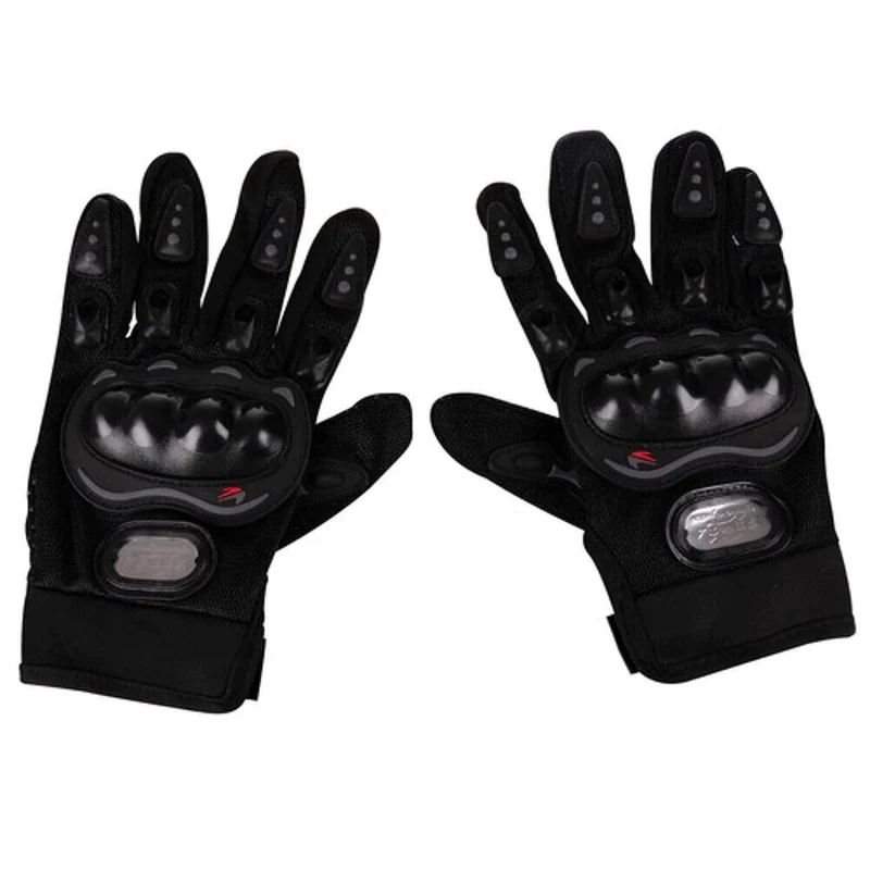 Schwarze Motorradhandschuhe XL – Rutschfest, Strapazierfähig & Verstellbar