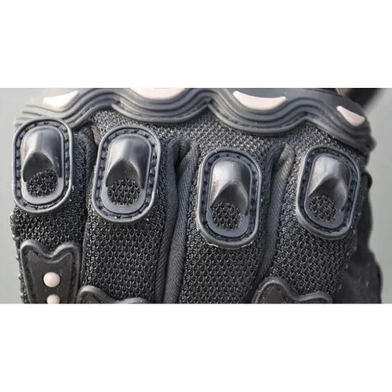 Schwarze Motorradhandschuhe XL – Rutschfest, Strapazierfähig & Verstellbar