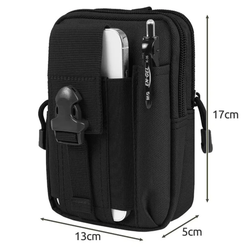 Outdoor Molle Smartphone Taktische Gürteltasche + Gürtel Hüfttasche Bauchtasche V1