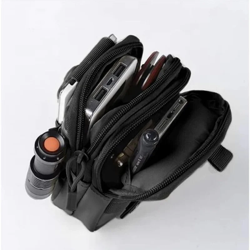 Outdoor Molle Smartphone Taktische Gürteltasche + Gürtel Hüfttasche Bauchtasche V1
