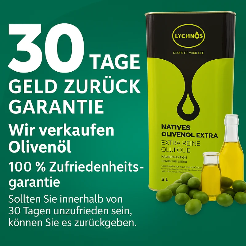Lychnos Olivenöl Extra Nativ 5L – Kaltgepresst, Kreta, Premium Qualität 🌿🌿🌿