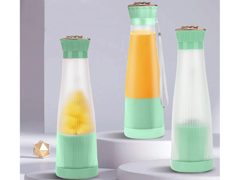 Tragbarer USB Smoothie Mixer kabellos Zerkleinerer 400ml Grün