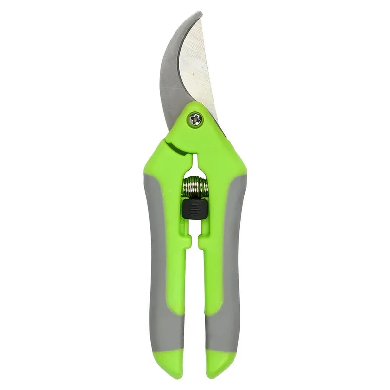 Gartenschere 16 cm Bypass – Blumenschere Rosenschere mit Sicherheitsverschluss für Blumen und Zweige