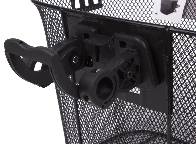 Abnehmbarer Fahrradkorb aus Metall 25L mit Lenker-Halterung & Tragegriff