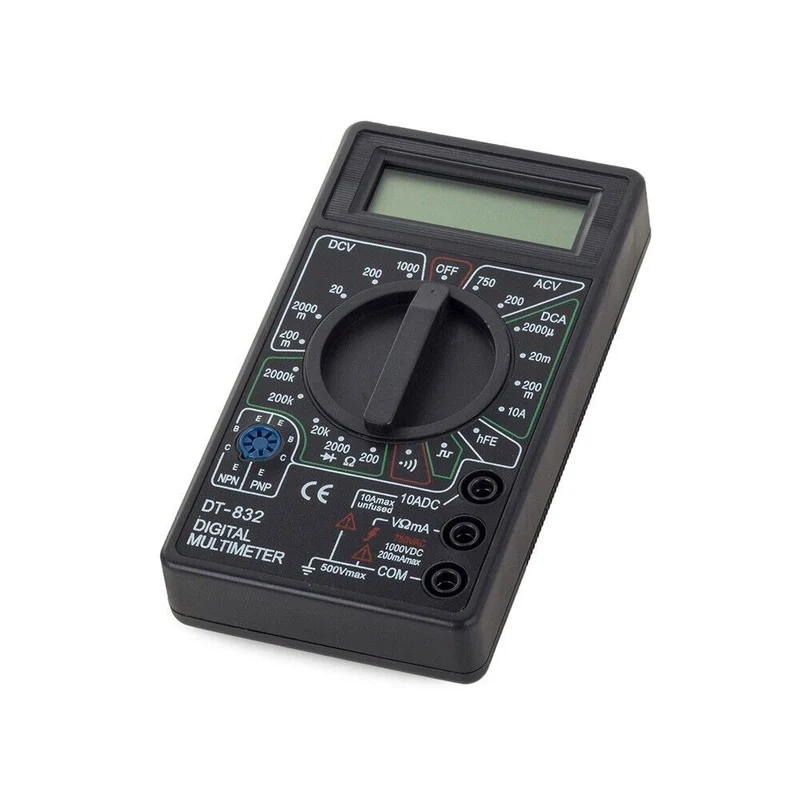 Digital Multimeter Stromprüfer Vielfach-Messgerät Voltmeter Spannungsmesser V Neu