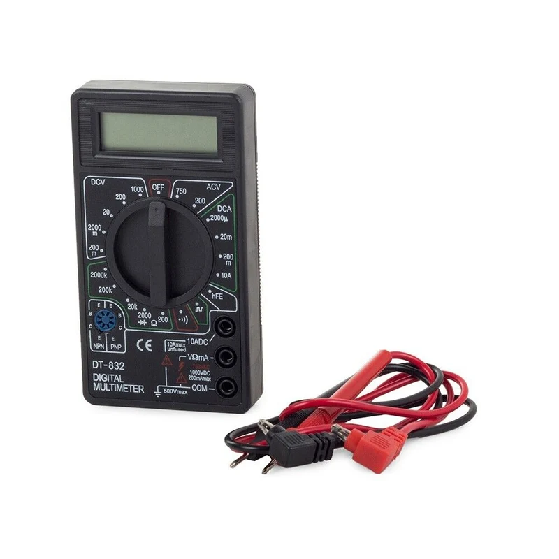 Digital Multimeter Stromprüfer Vielfach-Messgerät Voltmeter Spannungsmesser V Neu