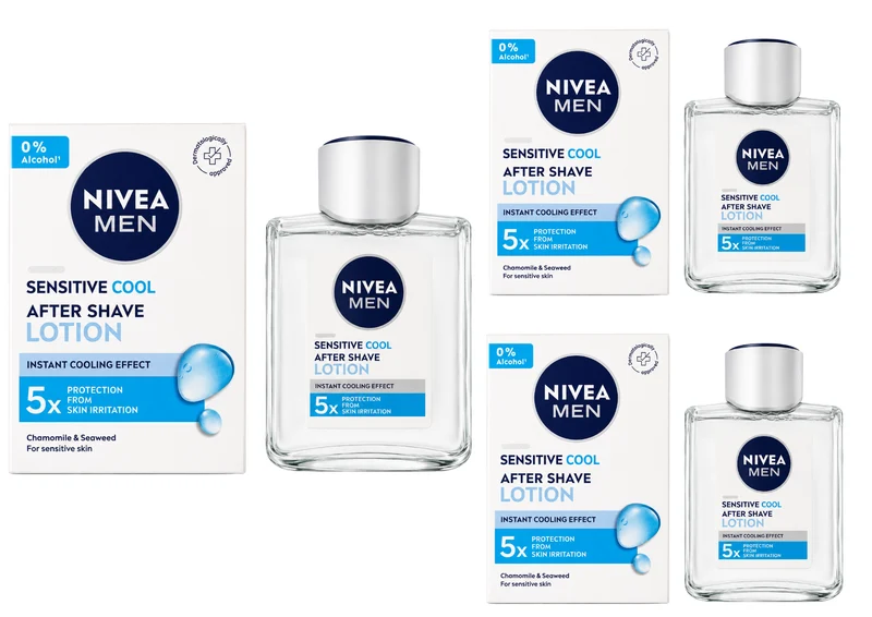 Nivea Men Sensitive After Shave Lotion 100 ml – Herren Pflege nach der Rasur