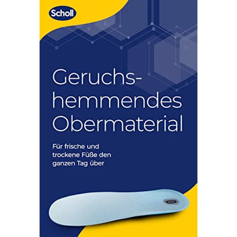Scholl GelActiv Work Einlegesohlen Herren 40.5–46 – Ganztägiger Komfort & Stoßdämpfung mit GelWave-Technologie