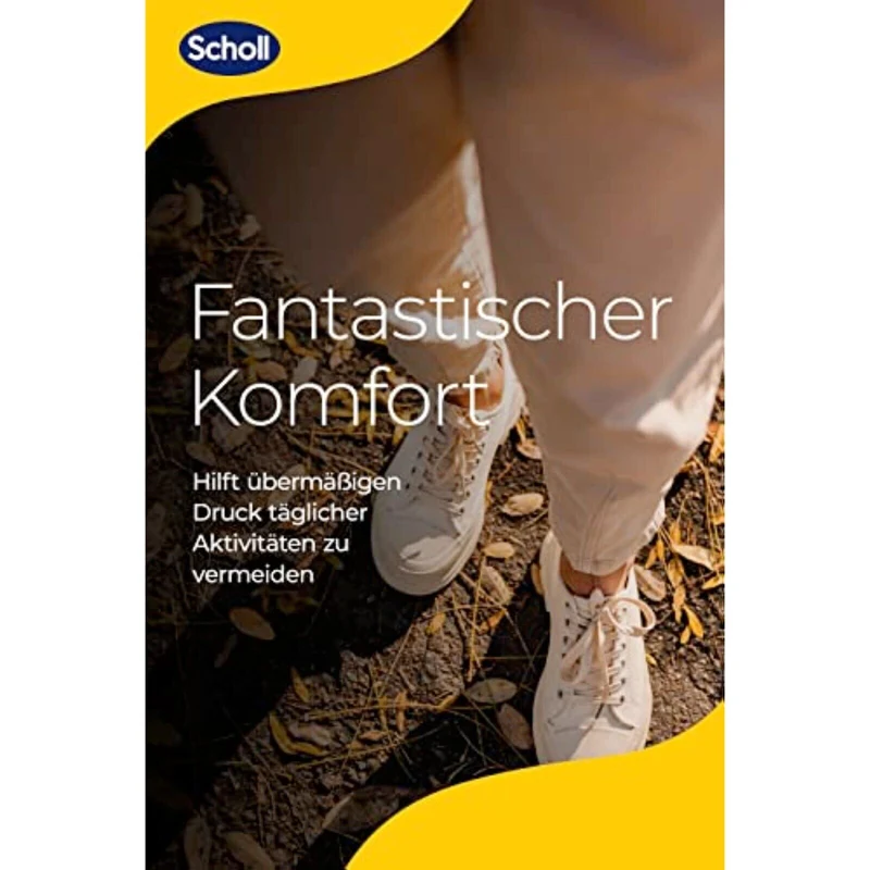 Scholl GelActiv Work Einlegesohlen Herren 40.5–46 – Ganztägiger Komfort & Stoßdämpfung mit GelWave-Technologie