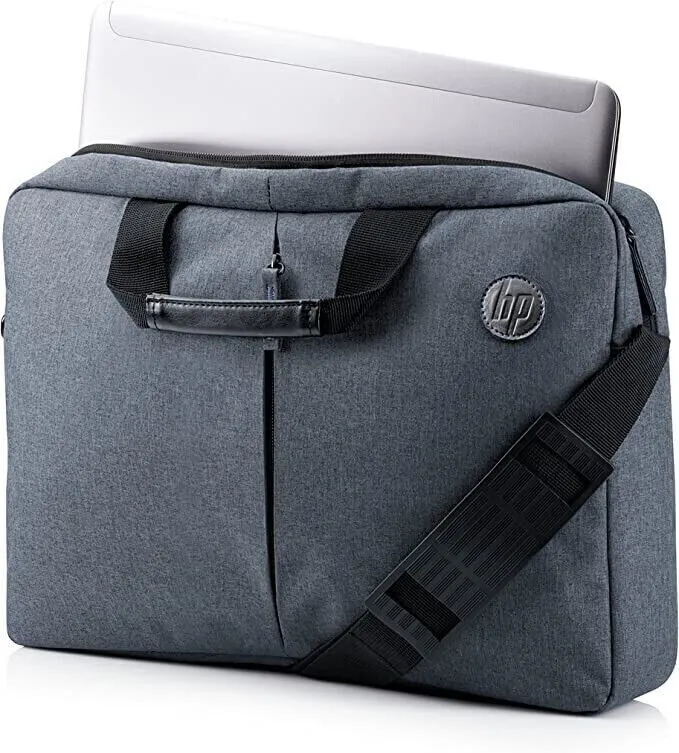 HP Umhängetasche mit Reißverschluss für Laptops, Tablets, 15,6 Zoll Laptopfach