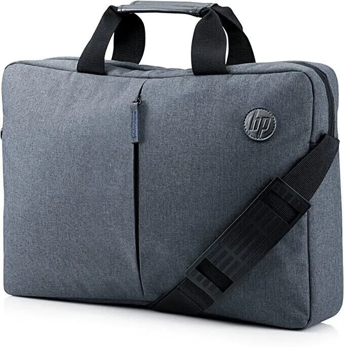 HP Umhängetasche mit Reißverschluss für Laptops, Tablets, 15,6 Zoll Laptopfach