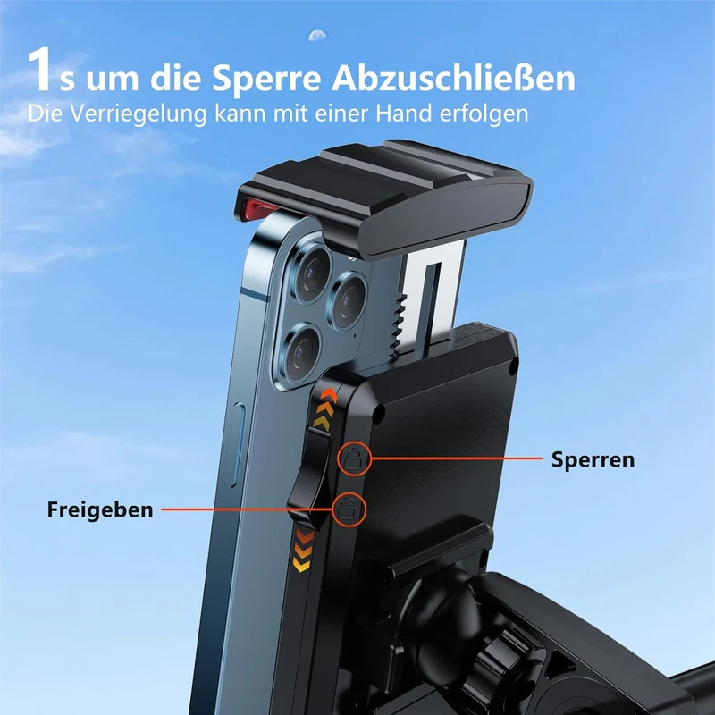 Fahrrad Handyhalterung 360° drehbar – ausziehbar & universal passend ✅✅