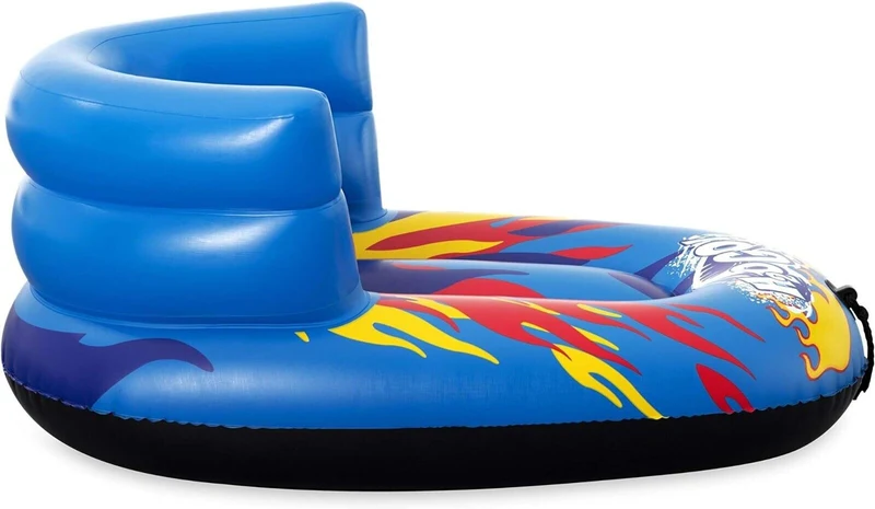 Bestway H2OGO Flurryz Kinderschlitten – Aufblasbarer Schneeschlitten mit Lehne für Kleinkinder