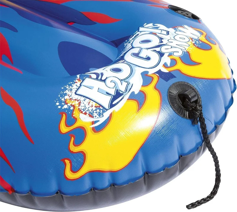 Bestway H2OGO Flurryz Kinderschlitten – Aufblasbarer Schneeschlitten mit Lehne für Kleinkinder