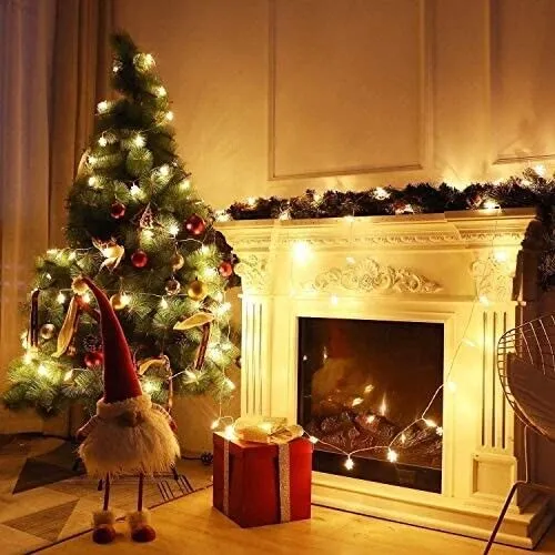 Weihnachtsbeleuchtung Sterne Lichterkette Lichtervorhang Innen Streifen Stripe