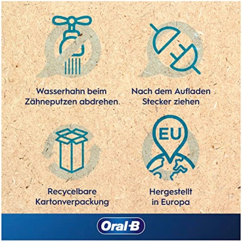 Oral-B Vitality Pro Elektrische Zahnbürste Schwarz – 3 Putzprogramme, 2D-Technologie, Wiederaufladbar