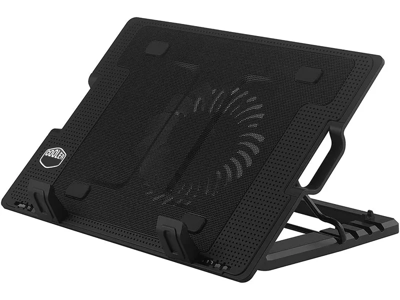 Notebook Kühler für 9–17 Zoll – Cooler Pad mit 12cm Lüfter, LED-Beleuchtung & 5-stufiger Neigung