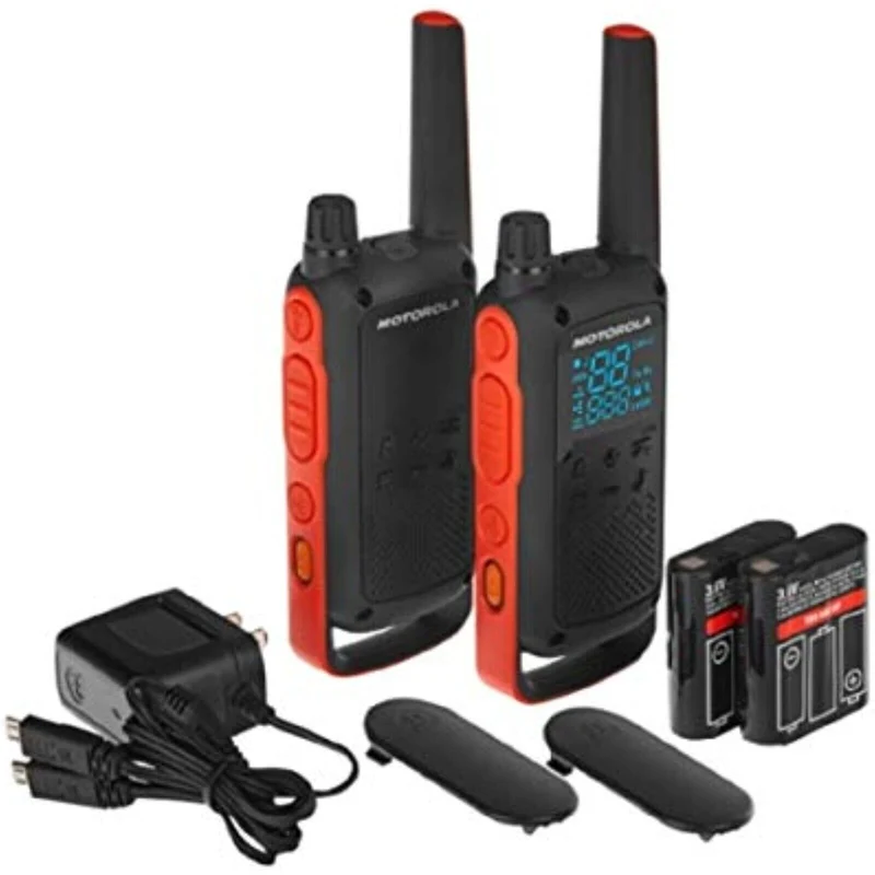 Motorola Talkabout T82 PMR Funkgeräte Duo Set – Lizenzfrei, Reichweite bis 10km