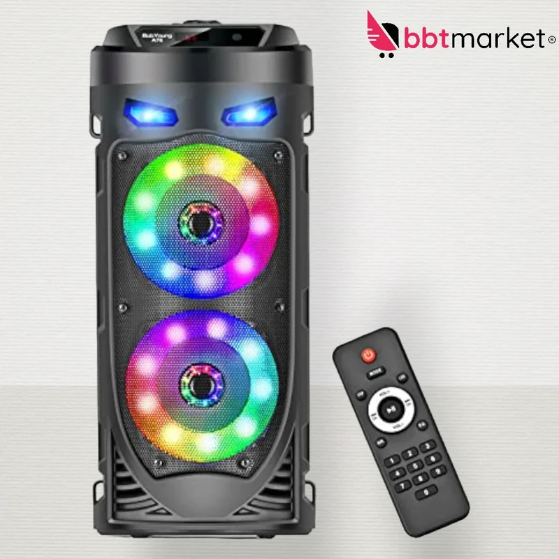 Tragbarer Bluetooth-Lautsprecher Mobiler DJ Party Bluetooth Lautsprecher LED