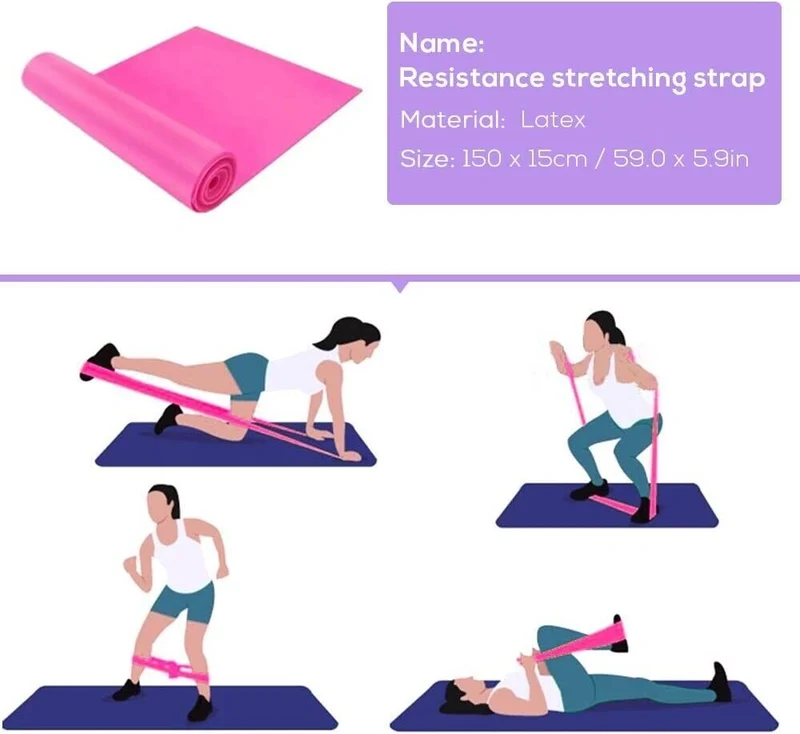Irfora Yoga Starter Sets 5-TLGBall Blöcke Stretching Strap Resistance Loop Band