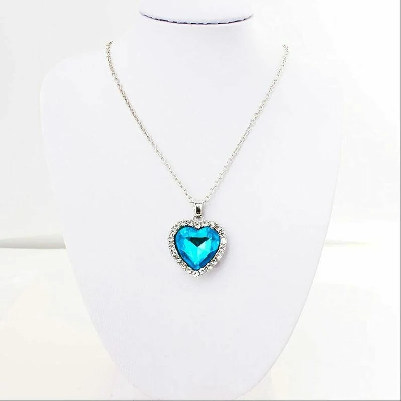 Halskette Zirkonia Herz Anhänger 925er Sterling Silber Geschenk für Damen Frauen