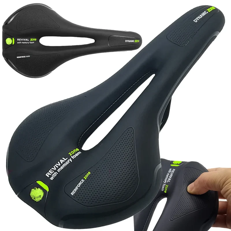 Sport Fahrradsattel mit Komfort-Gel und Belüftung – Ergonomischer Fahrradsattel für Damen und Herren