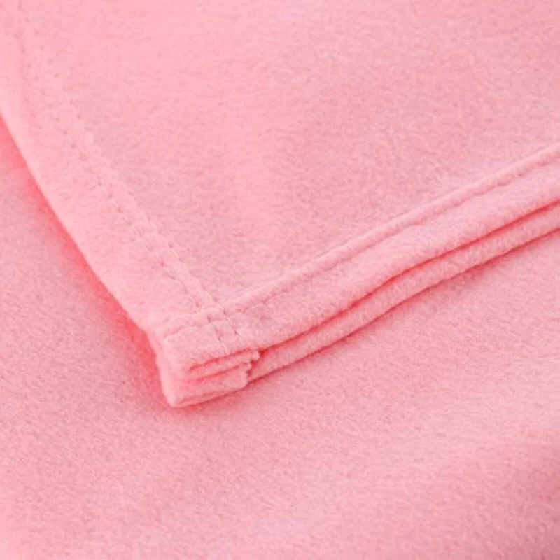 Kuscheldecke Rosa 150x200 cm – Flauschige Polar Fleece Wohndecke für Sofa & Bett, Öko-Tex zertifiziert
