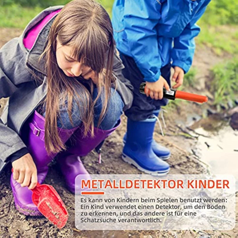 Tragbar Metalldetektor mit 100% wasserdichte Tasche，Wasserdicht Gold Silber M