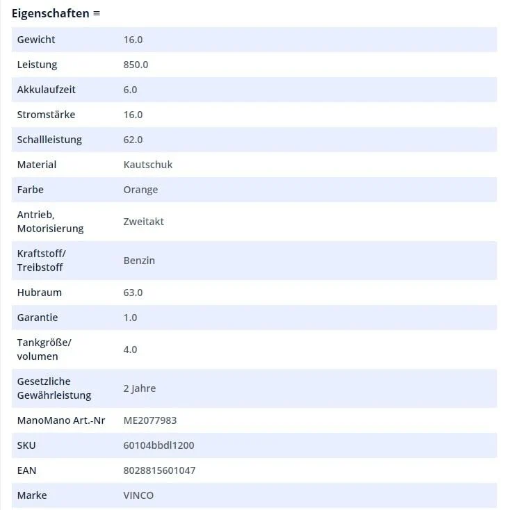 Mini Benzin Stromerzeuger 0,85 kW – Tragbares Notstromaggregat, leicht & kompakt Generator Stromgenerator VINCO BDL1200
