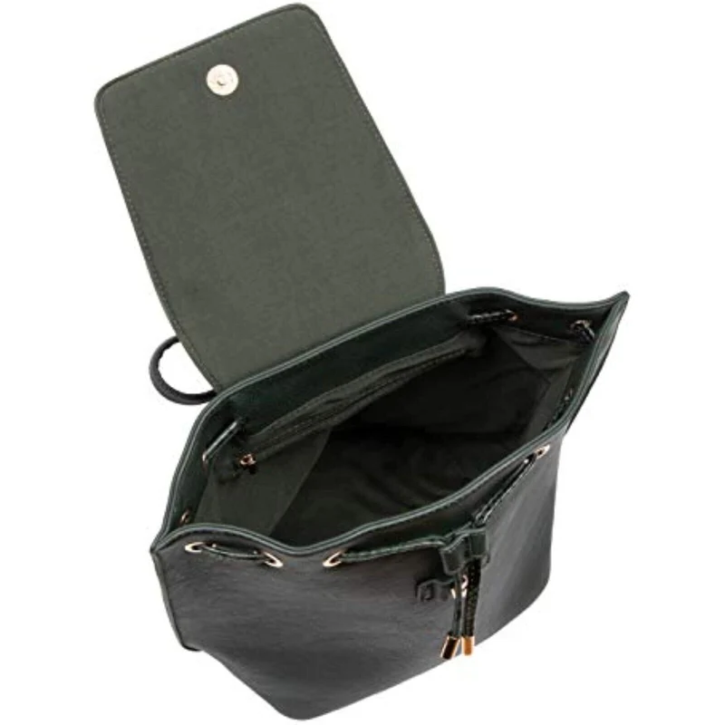 SIX Trendiger Grün Kunstleder Damenrucksack Damentasche FrauBag Lederrucksack