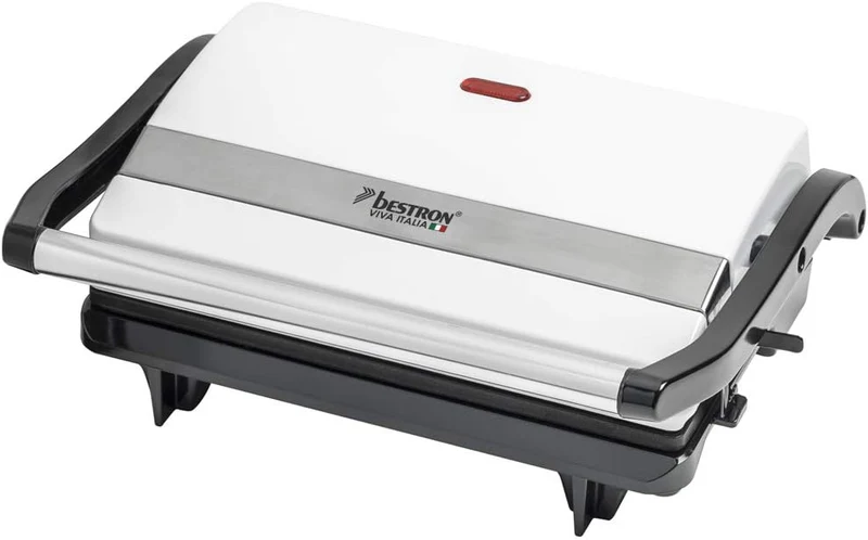 Sandwich Maker Kontaktgrill mit Auffangschale Elektrogrill Paninimaker Bestron