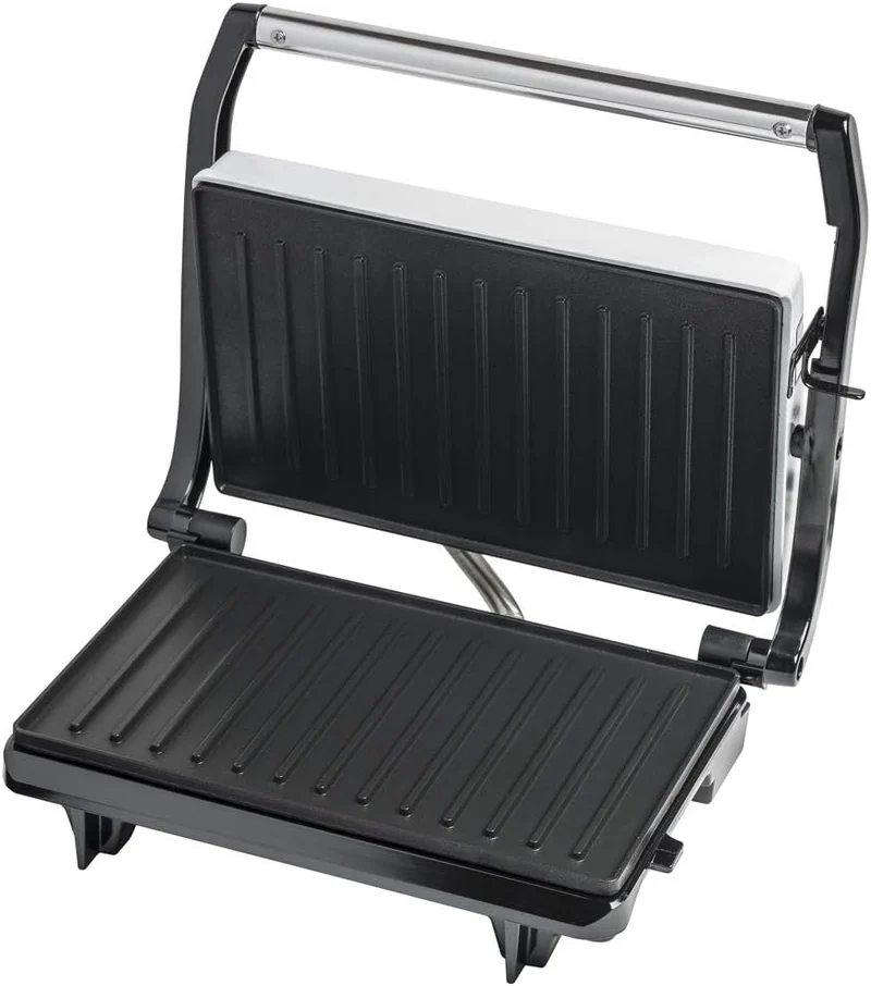 Sandwich Maker Kontaktgrill mit Auffangschale Elektrogrill Paninimaker Bestron