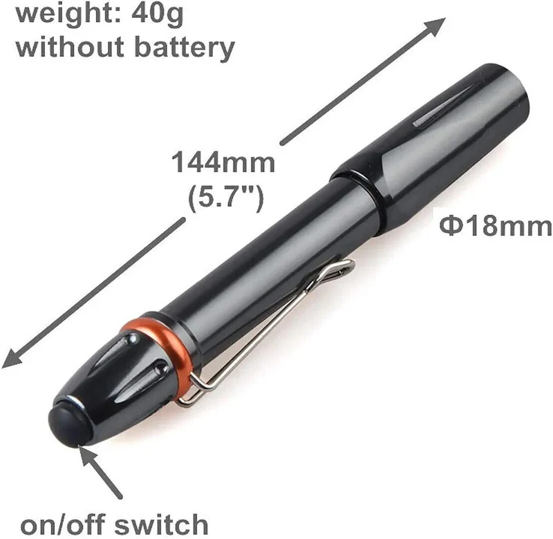 Mini 395nm UV Licht Blacklight LED Taschenlampe Penlicht Portable Pocketlicht